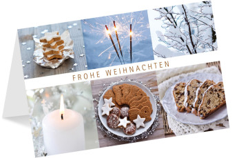 Grußkarte Weihnachtsdeko Text A