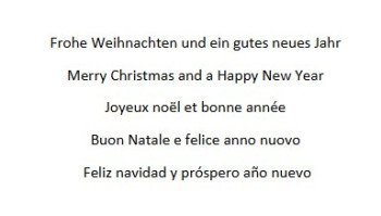 Grußkarte Weihnachtsschmuck Text A